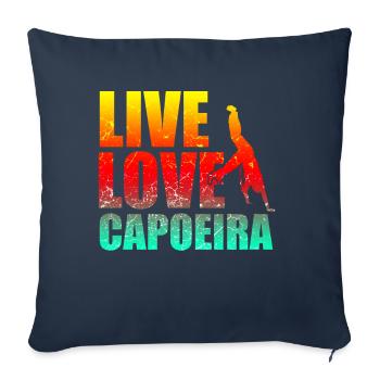 Capoeira - Sofakissenbezug 45 x 45 cm - Navy - Vorne
