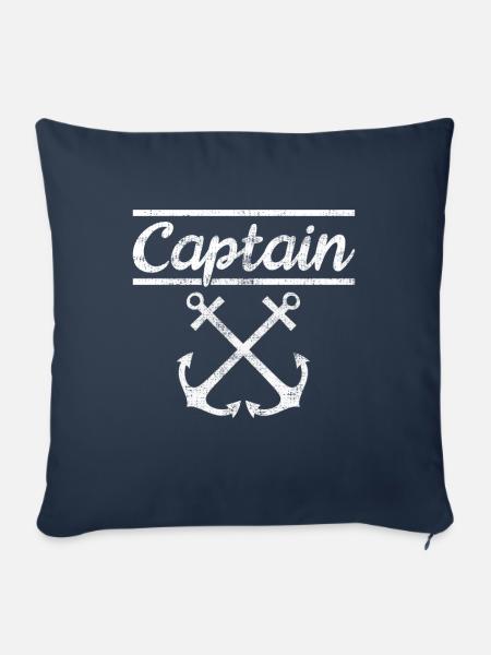 Kapitän - Sofakissenbezug 45 x 45 cm - Navy