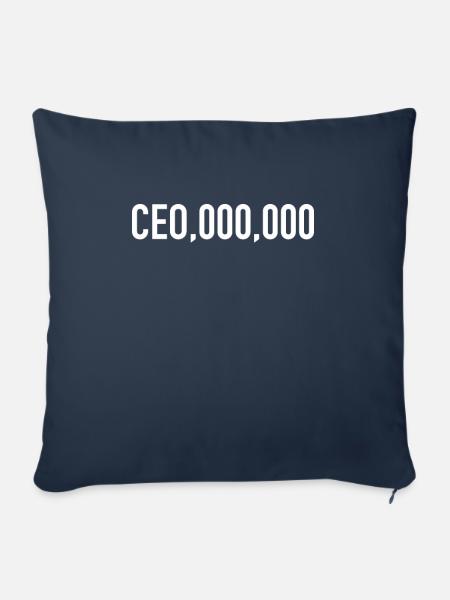 CEO - CEO,000,000 - Sofakissenbezug 45 x 45 cm - Navy