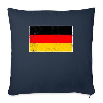 Germany Flag Vintage - Sofa pillowcase 17,3'' x 17,3'' (45 x 45 cm) - navy - Front