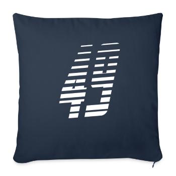 fyrtionio - Sofa pillowcase 17,3'' x 17,3'' (45 x 45 cm) - navy - Front