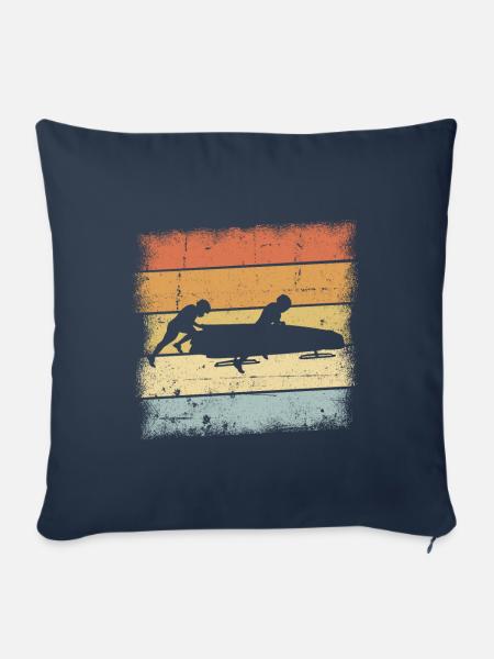 Bob Schlitten Sunset - Sofakissenbezug 45 x 45 cm - Navy
