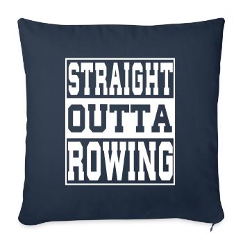 Rowing saying funny - Sofa pillowcase 17,3'' x 17,3'' (45 x 45 cm) - navy - Front