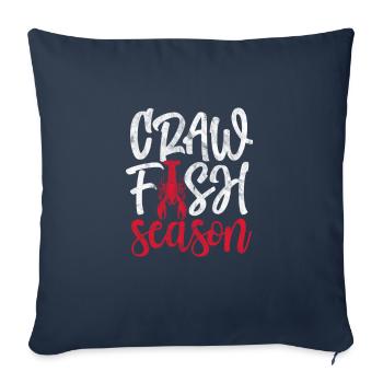 Crawfish Crawfish Seafood Crab Gift - Sofa pillowcase 17,3'' x 17,3'' (45 x 45 cm) - navy - Front