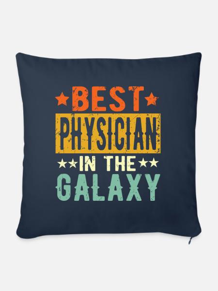 Best Physiker galaxy Physiker Geschenk - Sofakissenbezug 45 x 45 cm - Navy