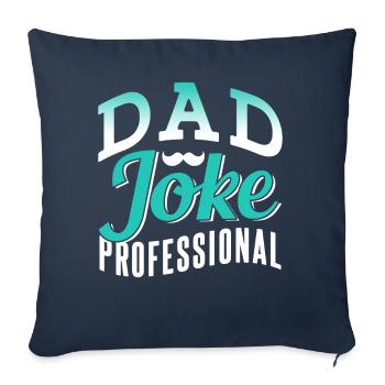 Papa Joke Dad Joke Father Jokes - Sofa pillowcase 17,3'' x 17,3'' (45 x 45 cm) - navy - Front