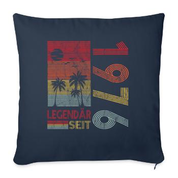 Geburtstag Geboren 1976 Mann Legendär seit 1976 - Sofakissenbezug 45 x 45 cm - Navy - Vorne