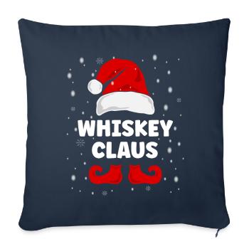 Whiskey Claus Christmas Outfit Family - Sofa pillowcase 17,3'' x 17,3'' (45 x 45 cm) - navy - Front