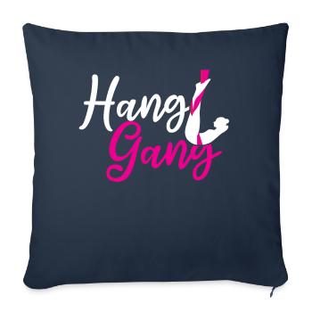Hang Gang - Aerialist - Housse de coussin décorative 45 x 45 cm - bleu marine - Devant