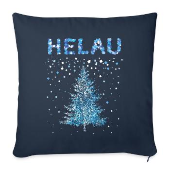 Carnival Confetti Helau Christmas Time Christmas Tree - Sofa pillowcase 17,3'' x 17,3'' (45 x 45 cm) - navy - Front