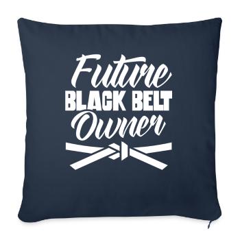 Future Black Belt Holder Black Belt - Sofa pillowcase 17,3'' x 17,3'' (45 x 45 cm) - navy - Front