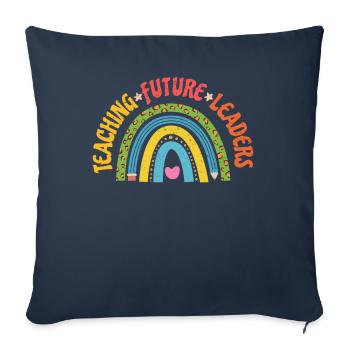 Primary School Teacher Kindergarten Educator - Sofa pillowcase 17,3'' x 17,3'' (45 x 45 cm) - navy - Front