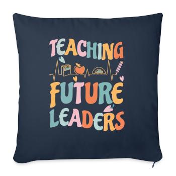 Primary School Teacher Kindergarten Educator - Sofa pillowcase 17,3'' x 17,3'' (45 x 45 cm) - navy - Front