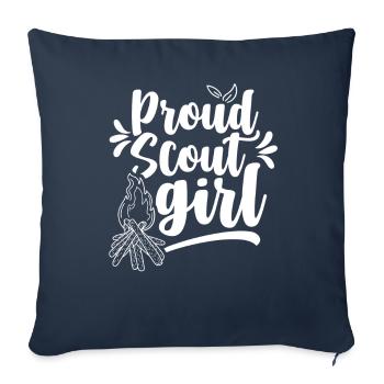 Proud Scout Scout Clan Camp - Sofa pillowcase 17,3'' x 17,3'' (45 x 45 cm) - navy - Front