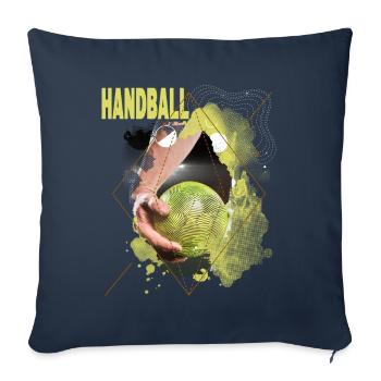 Handball Handball Player Handball Sport Fan - Sofa pillowcase 17,3'' x 17,3'' (45 x 45 cm) - navy - Front