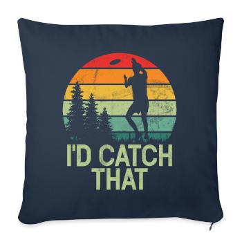 Ultimate Frisbee & Disc Golf Frisbee Design - Sofakissenbezug 45 x 45 cm - Navy - Vorne