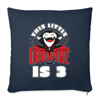 Vampire Birthday 3rd Vampire Birthday Party - Sofa pillowcase 17,3'' x 17,3'' (45 x 45 cm) - navy - Front