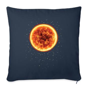 Astronome astronome d’astronomie des constellations - Housse de coussin décorative 45 x 45 cm - bleu marine - Devant