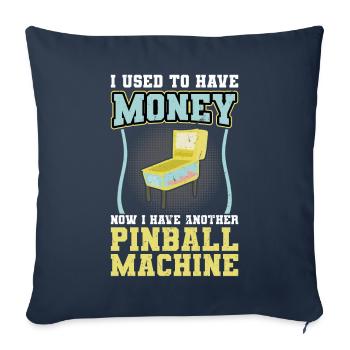 I Have Another Pinball Machine - Pinball - Sofakissenbezug 45 x 45 cm - Navy - Vorne