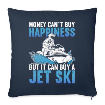 Jet Ski Jet Skiing - Housse de coussin décorative 45 x 45 cm - bleu marine - Devant