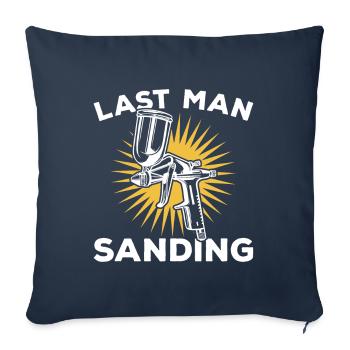 Peintre de carrosserie automobile Peintre de voiture Peintre automobile - Housse de coussin décorative 45 x 45 cm - bleu marine - Devant
