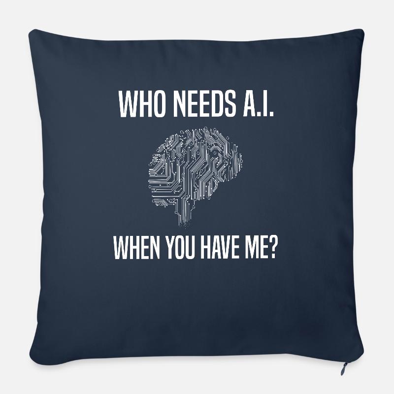 Internet Of Things IOT Programmer Admin IT - Sofa pillowcase 17,3'' x 17,3'' (45 x 45 cm) - navy