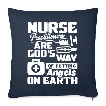 Nurse Practitioner Nurse Practitioner Angels - Sofa pillowcase 17,3'' x 17,3'' (45 x 45 cm) - navy - Front