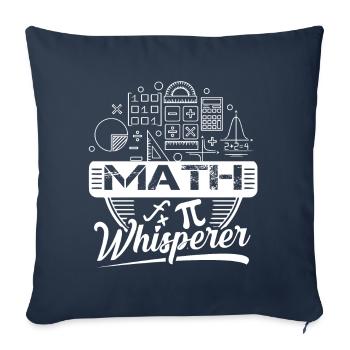 Mathematician Mathematician Math Whisperer - Sofa pillowcase 17,3'' x 17,3'' (45 x 45 cm) - navy - Front