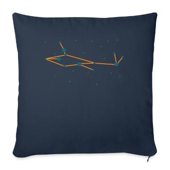 Glider Star Glider - Housse de coussin décorative 45 x 45 cm - bleu marine - Devant