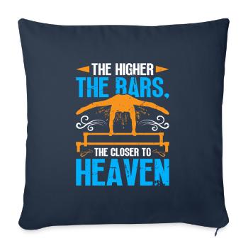 Gymnast funny Workout - Sofa pillowcase 17,3'' x 17,3'' (45 x 45 cm) - navy - Front