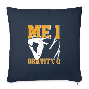 Gymnast funny Workout - Sofa pillowcase 17,3'' x 17,3'' (45 x 45 cm) - navy - Front