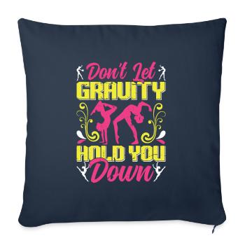 Apparatus Gymnast funny Workout - Sofa pillowcase 17,3'' x 17,3'' (45 x 45 cm) - navy - Front