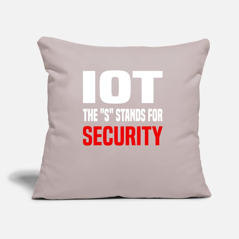 Internet Des Objets IOT Programmeur Admin IT Housse de coussin décorative 45 x 45 cm
