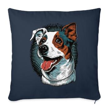 Cute Jack Russel Terrier Dog Breed Pet Lover - Sofakissenbezug 45 x 45 cm - Navy - Vorne
