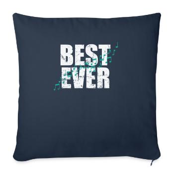 Best Ever Musik Musikton - Sofakissenbezug 45 x 45 cm - Navy - Vorne