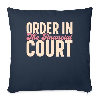 Accounting Financial Accountant Accountant Profession - Sofa pillowcase 17,3'' x 17,3'' (45 x 45 cm) - navy - Front