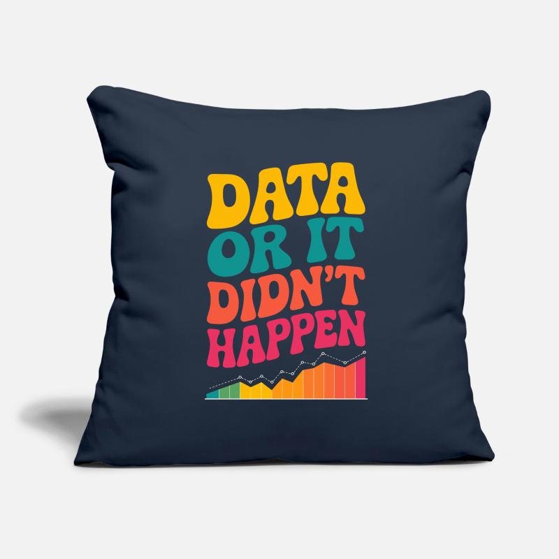 Data Analyst Data Scientist Data Engineer Data Or Housse de coussin décorative 45 x 45 cm