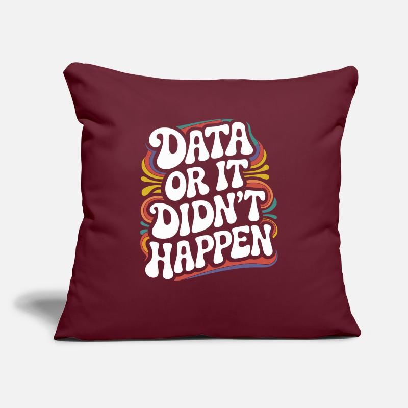 Data Analyst Data Scientist Data Engineer - Data Housse de coussin décorative 45 x 45 cm
