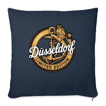 Düsseldorf Limited Edition Lion's Dream Anchor - Sofa pillowcase 17,3'' x 17,3'' (45 x 45 cm) - navy - Front