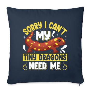 Triton - Housse de coussin décorative 45 x 45 cm - bleu marine - Devant