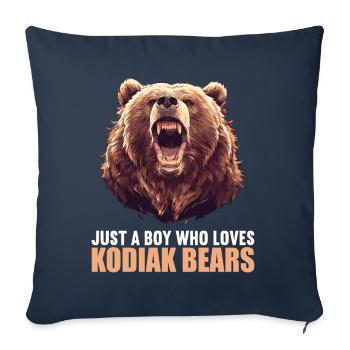 Kodiak Bear Kodiak Bear - Sofa pillowcase 17,3'' x 17,3'' (45 x 45 cm) - navy - Front