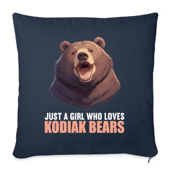 Kodiak Bear Kodiak Bear - Sofa pillowcase 17,3'' x 17,3'' (45 x 45 cm) - navy - Front