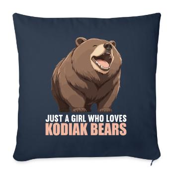 Kodiak Bear Kodiak Bear - Sofa pillowcase 17,3'' x 17,3'' (45 x 45 cm) - navy - Front