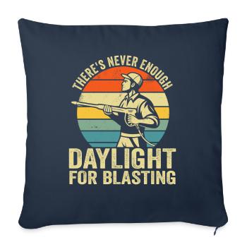 Never Enough Pressure Washer Steam Cleaner retro - Sofa pillowcase 17,3'' x 17,3'' (45 x 45 cm) - navy - Front