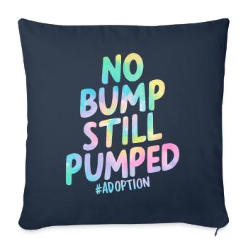 Keine Beule Immer noch Welpe Lustige Adoption Tie Dye - Sofakissenbezug 45 x 45 cm - Navy - Vorne
