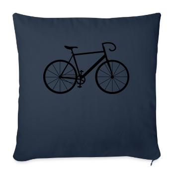 Rennrad diverse Farben - Sofakissenbezug 45 x 45 cm - Navy - Vorne