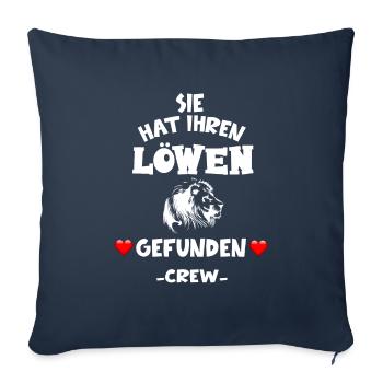 Junggesellinnenabschied Party Cooler Spruch Crew - Sofakissenbezug 45 x 45 cm - Navy - Vorne