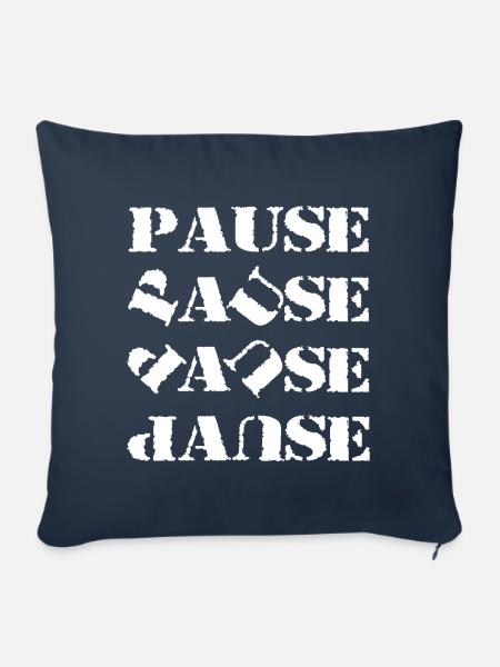 Danse anhalten - Sofakissenbezug 45 x 45 cm - Navy