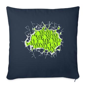family party one family one team family love best - Sofa pillowcase 17,3'' x 17,3'' (45 x 45 cm) - navy - Front