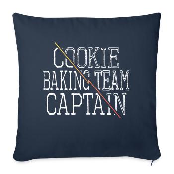 funny dinosaur funny quote present idea fun - Sofa pillowcase 17,3'' x 17,3'' (45 x 45 cm) - navy - Front